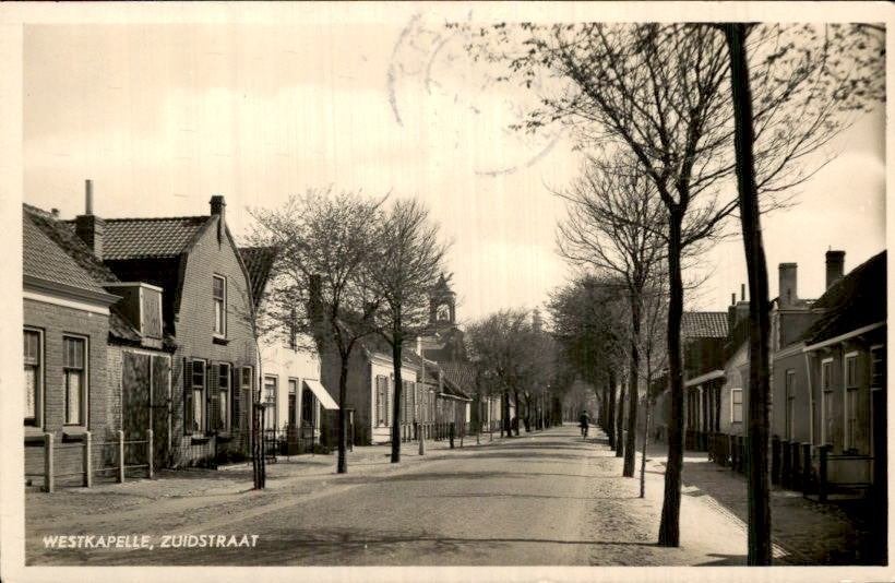 Westkapelle - Zuidstraat - 1941, Verzenden, 1940 tot 1960, Gelopen, Zeeland