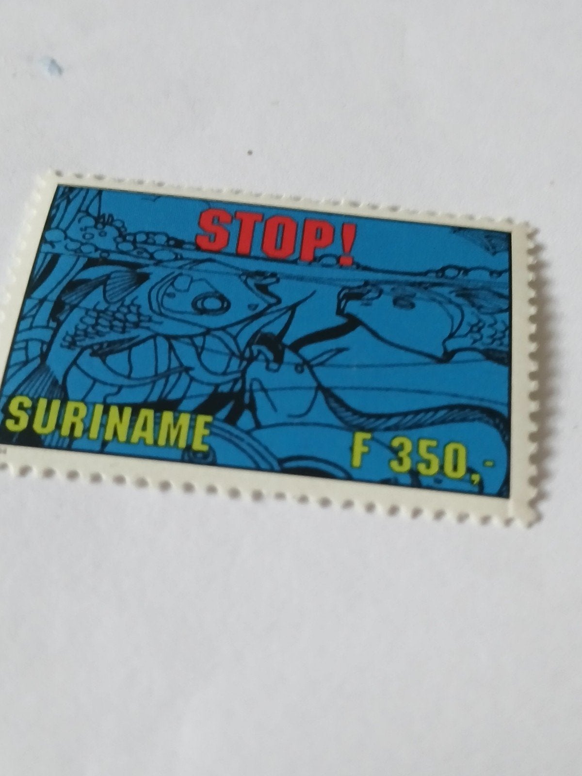 Suriname zegel  uit 1994 catnr 802, Ophalen of Verzenden