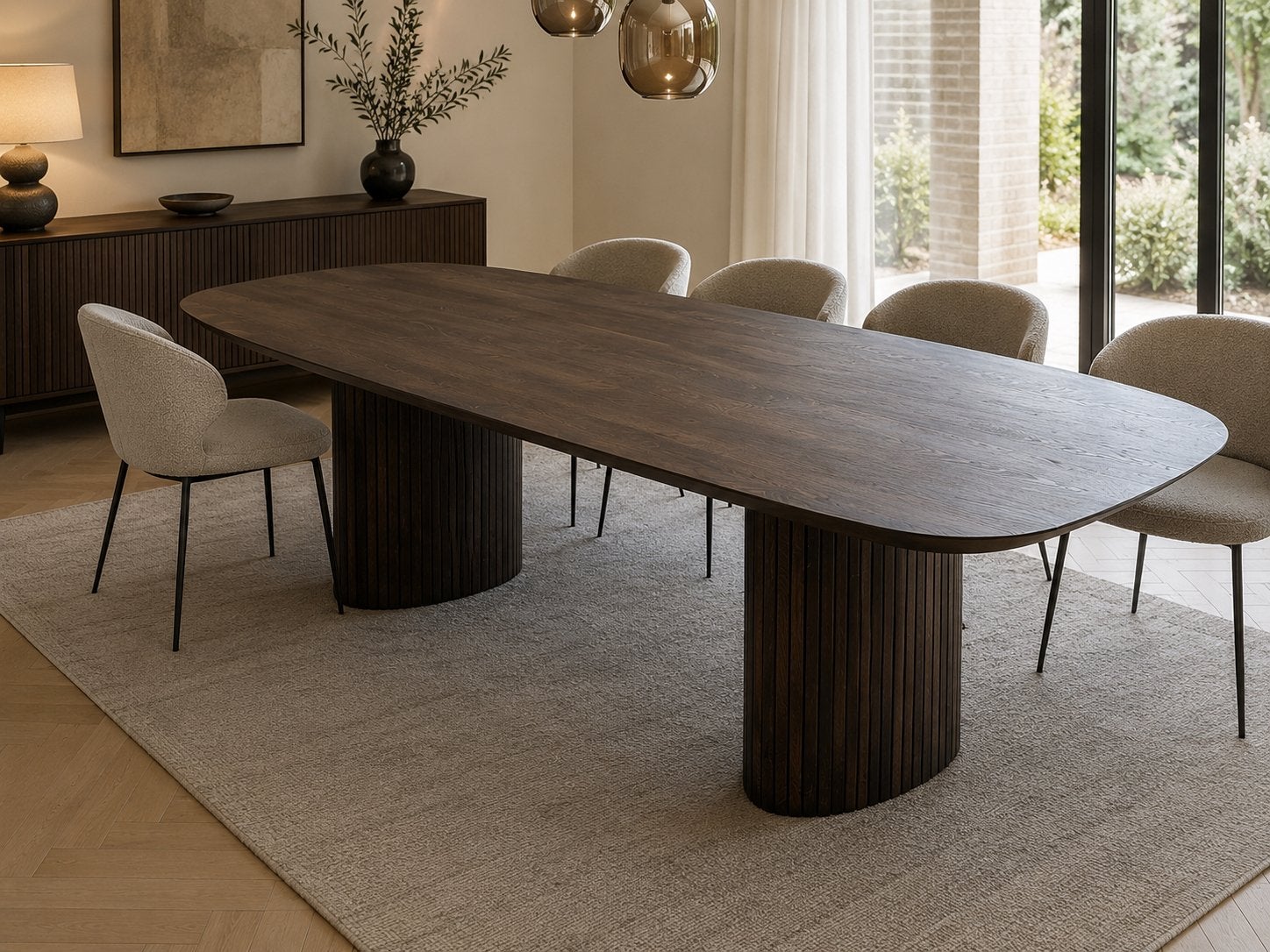 Eiken eettafel op maat / Deens ovaal | Massief eiken, Huis en Inrichting, 100 tot 150 cm, Eikenhout, Ophalen of Verzenden, Vijf personen of meer