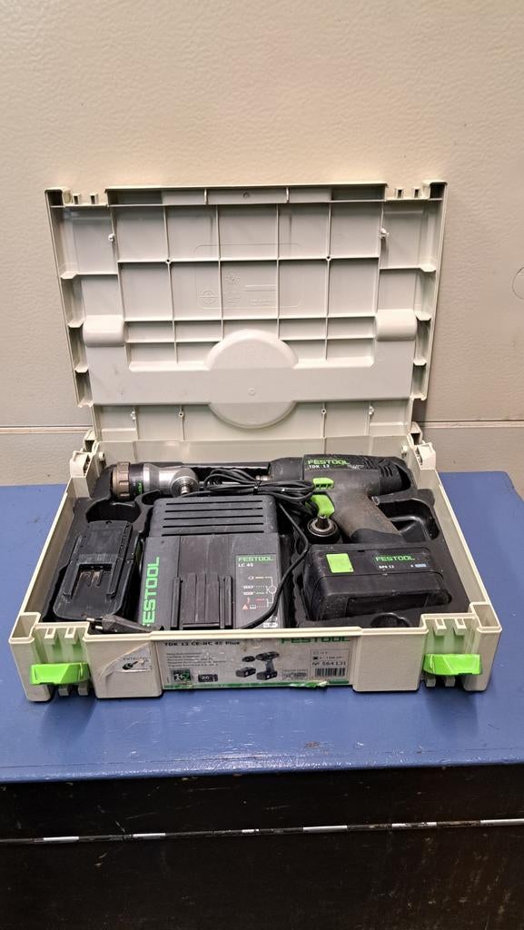 Festool TDK 12 CE-NC 45 Plus Schroef/Boormachine Set, Ophalen of Verzenden, Boor- en Schroefmachine