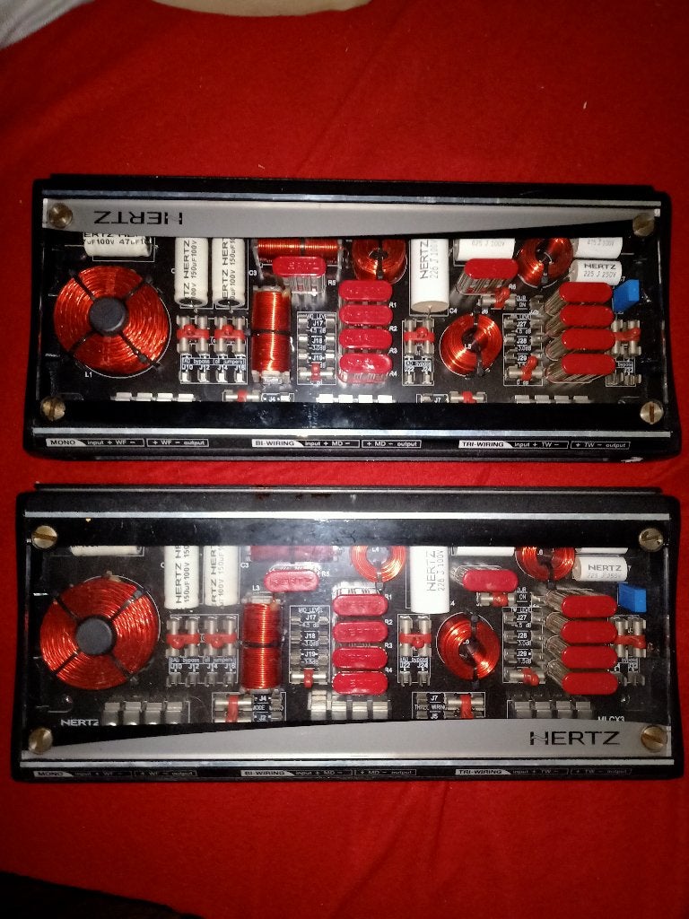 Zeldzame Hertz crossovers – 3 weg High End car audio –, Ophalen of Verzenden, Gebruikt