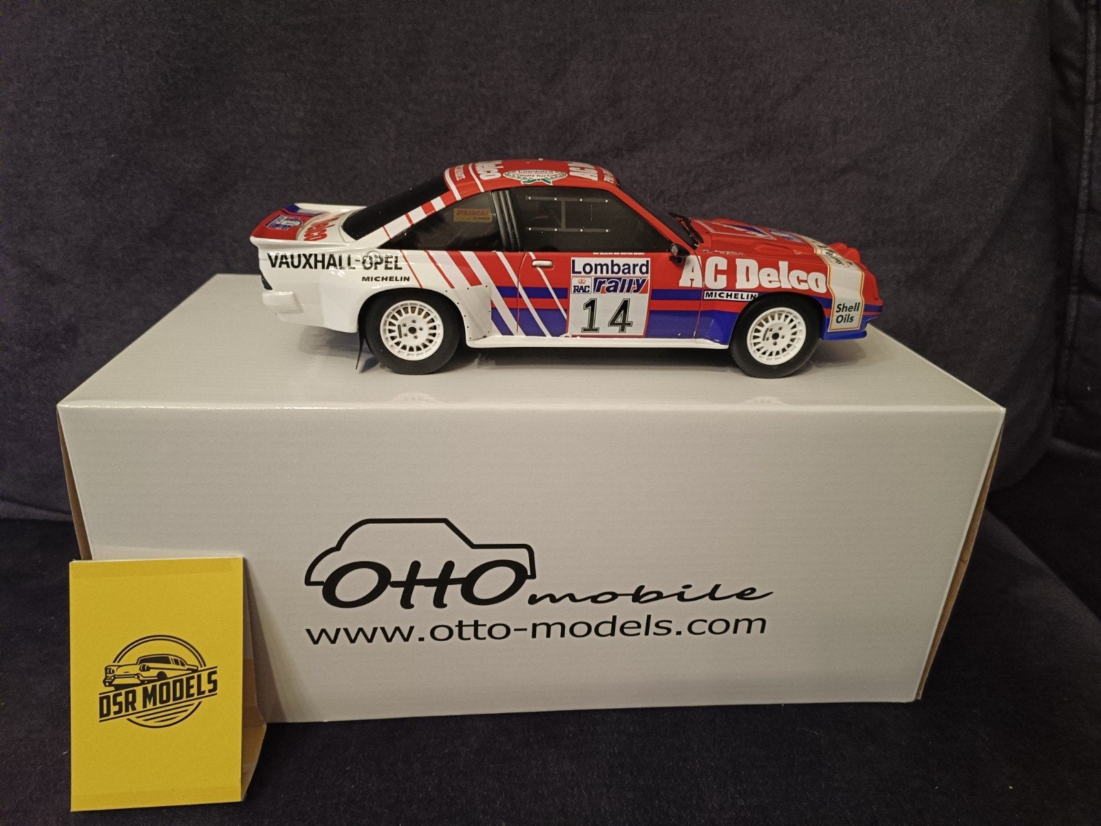1:18 Opel Manta R RAC, Hobby en Vrije tijd, Modelauto's | 1:18, S, OttOMobile, Auto, R