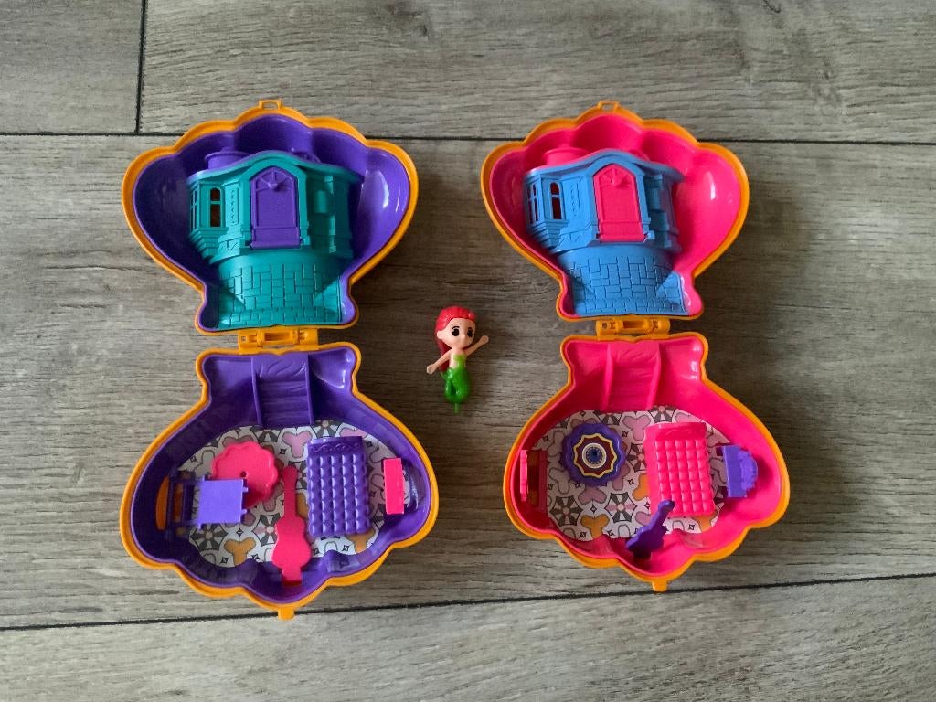 2 Mooie Vintage Polly Pocket Speelgoed Schelpen, Verzamelen, Ophalen of Verzenden, Zo goed als nieuw