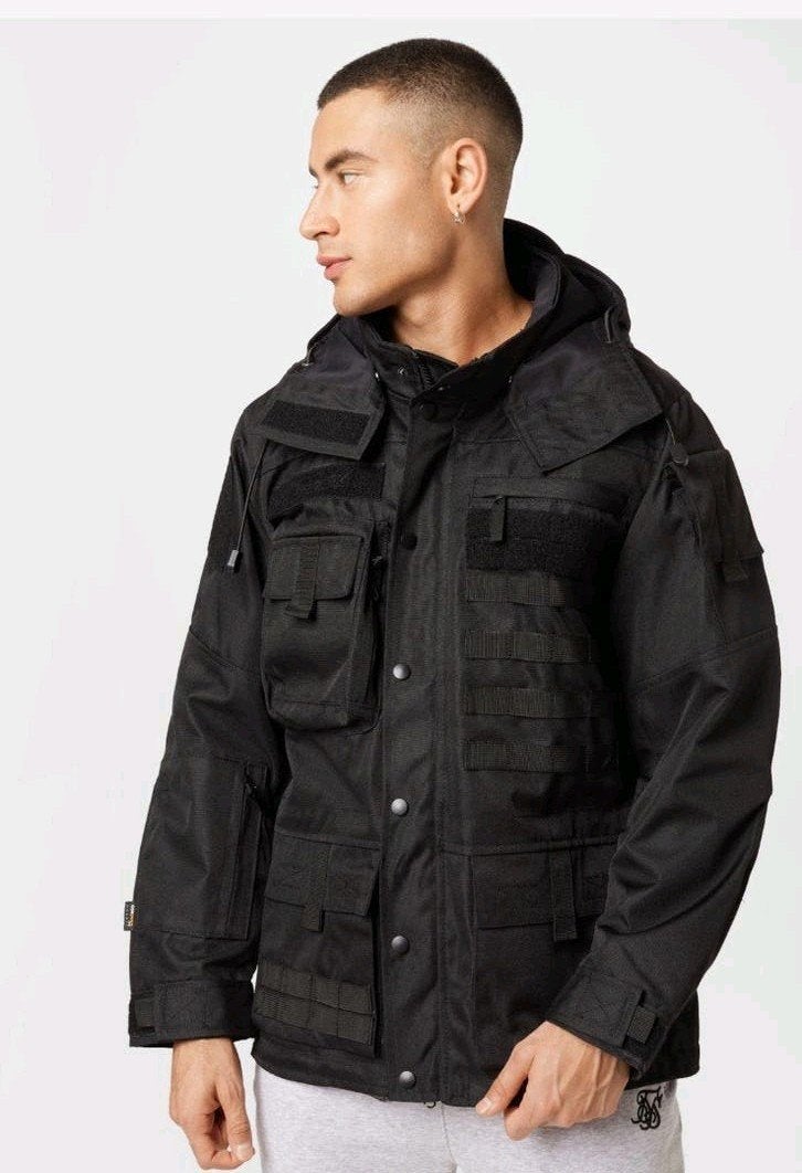 Brandit Tactical Jas Parka Maat XL Nieuw, Ophalen of Verzenden, Nieuw, Maat 56/58 (XL), Zwart