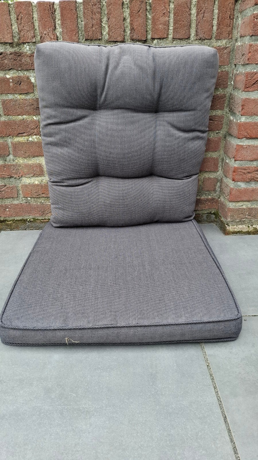 Tuinstoelkussens voor 6 stoelen - Zit- en rugkussens, Ophalen