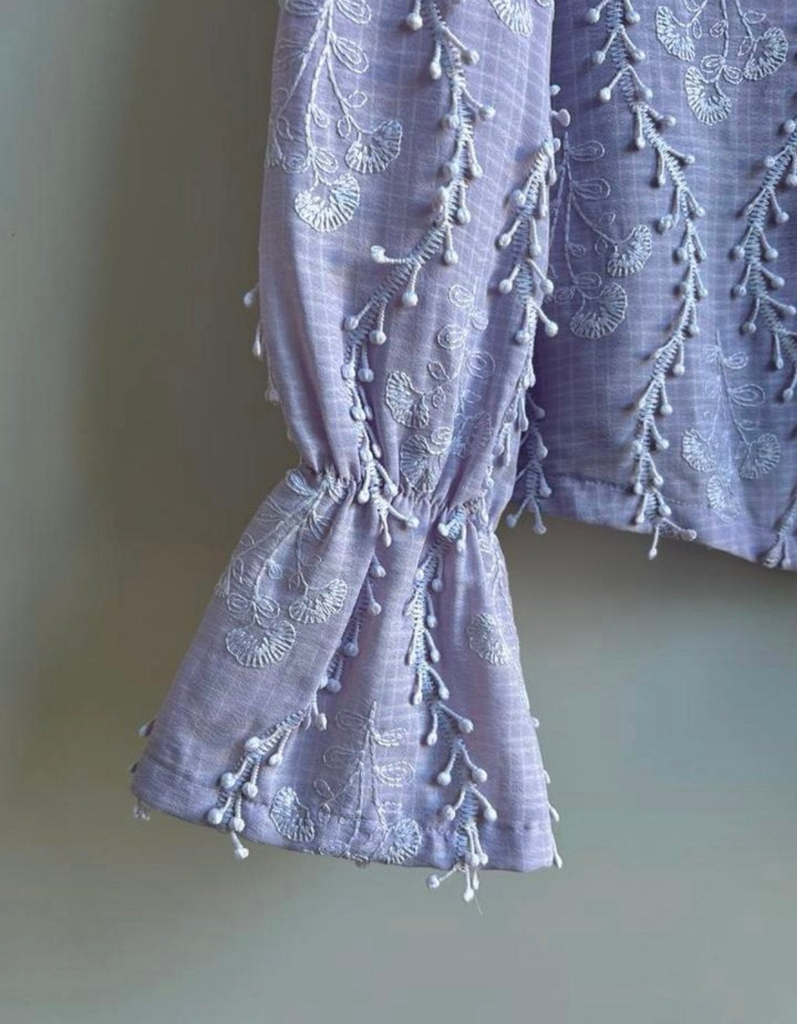 GARCONNE blouse embroidered lila mt S en mt M, Kleding | Dames, -, Verzenden, Parijs, Nieuw