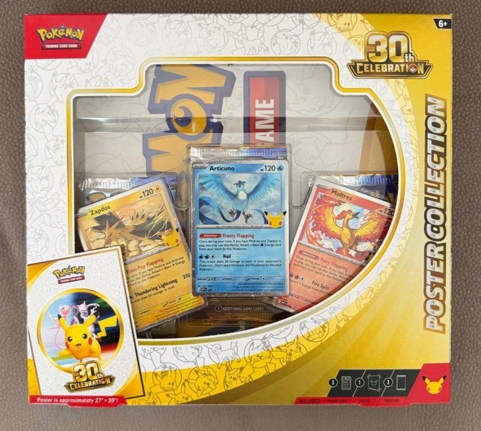 Pokémon TCG: 30th Celebration Poster Collection, Ophalen of Verzenden