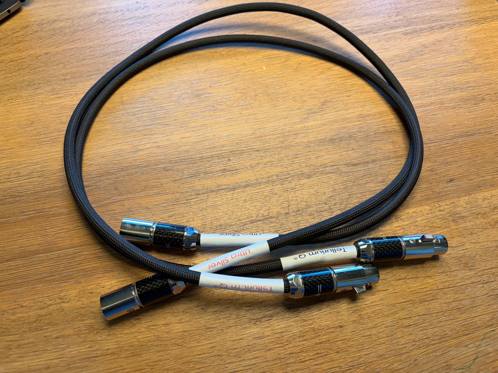 Tellurium Q - Ultra Silver / XLR 1.0M Interlink, Audio, Tv en Foto, Ophalen of Verzenden, Gebruikt, Minder dan 2 meter, Interlink-kabel