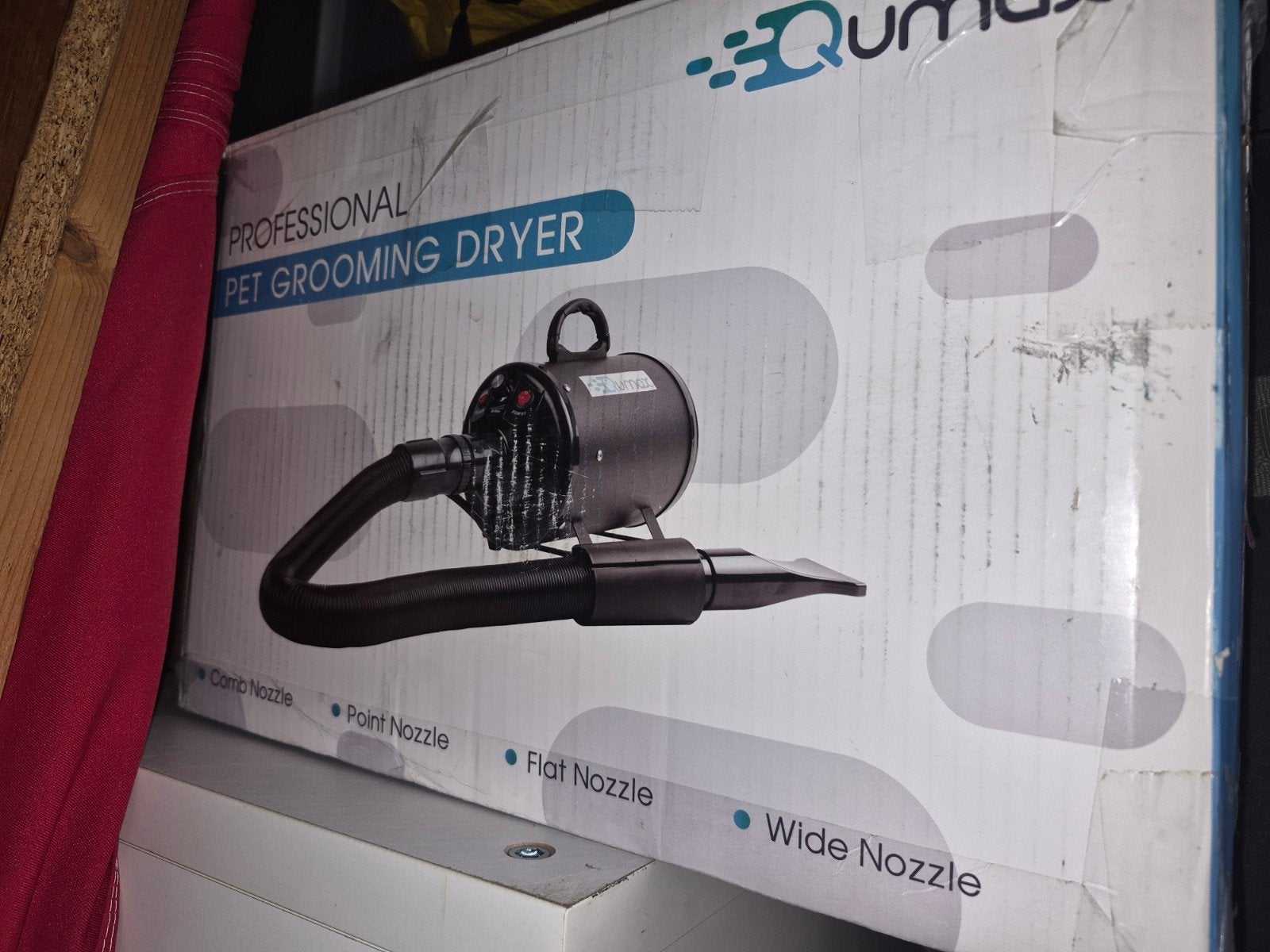 NIEUW IN DOOS: Qumax Professionele Hondenföhn / Waterblazer, Ophalen of Verzenden