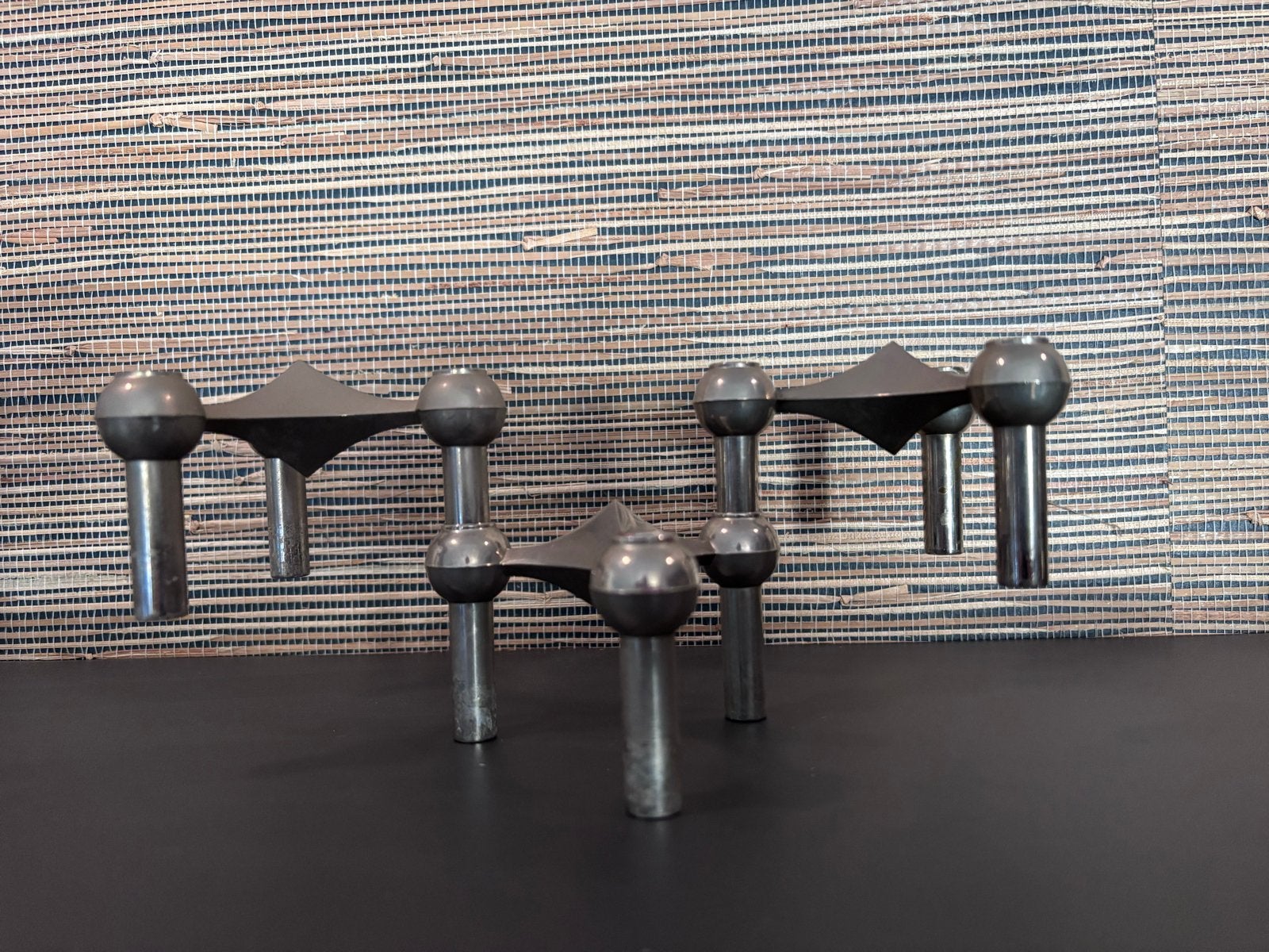 3 originele Stoff Nagel kandelaars type S22, Ophalen of Verzenden, Overige materialen
