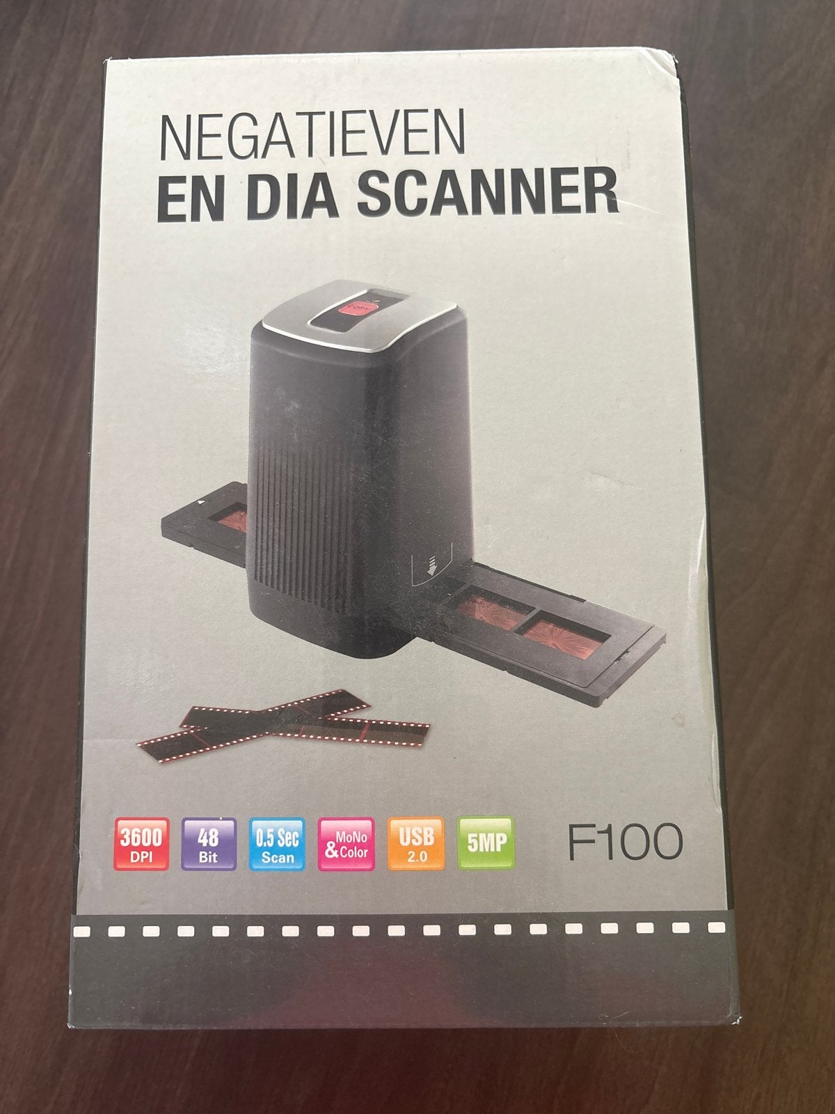 Nieuwe Negatieven en Dia Scanner F100 (Ongeopend), Ophalen, Nieuw, Diascanner