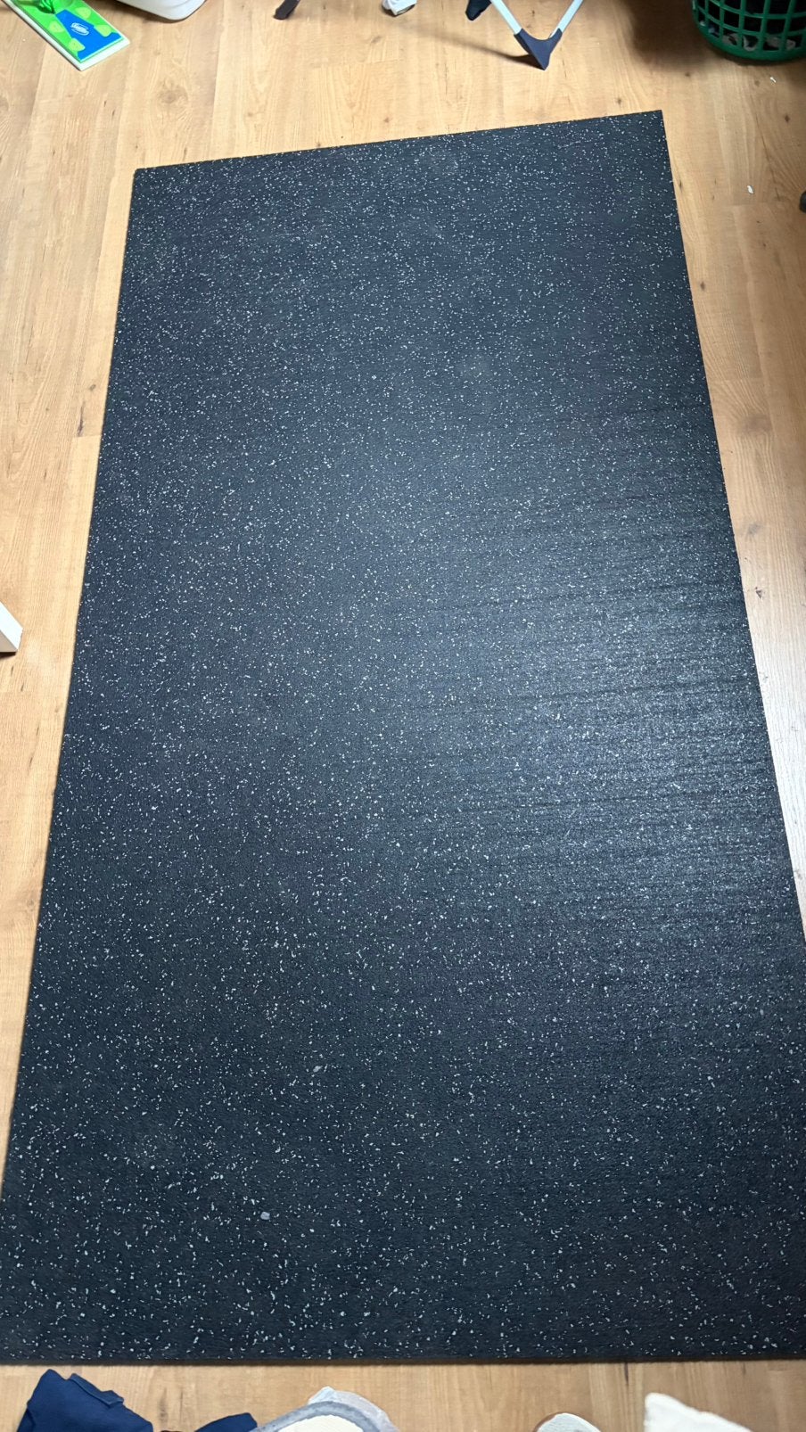 Vloermat fitnessapparatuur, Sport en Fitness, Ophalen, Zo goed als nieuw, Fitnessmat