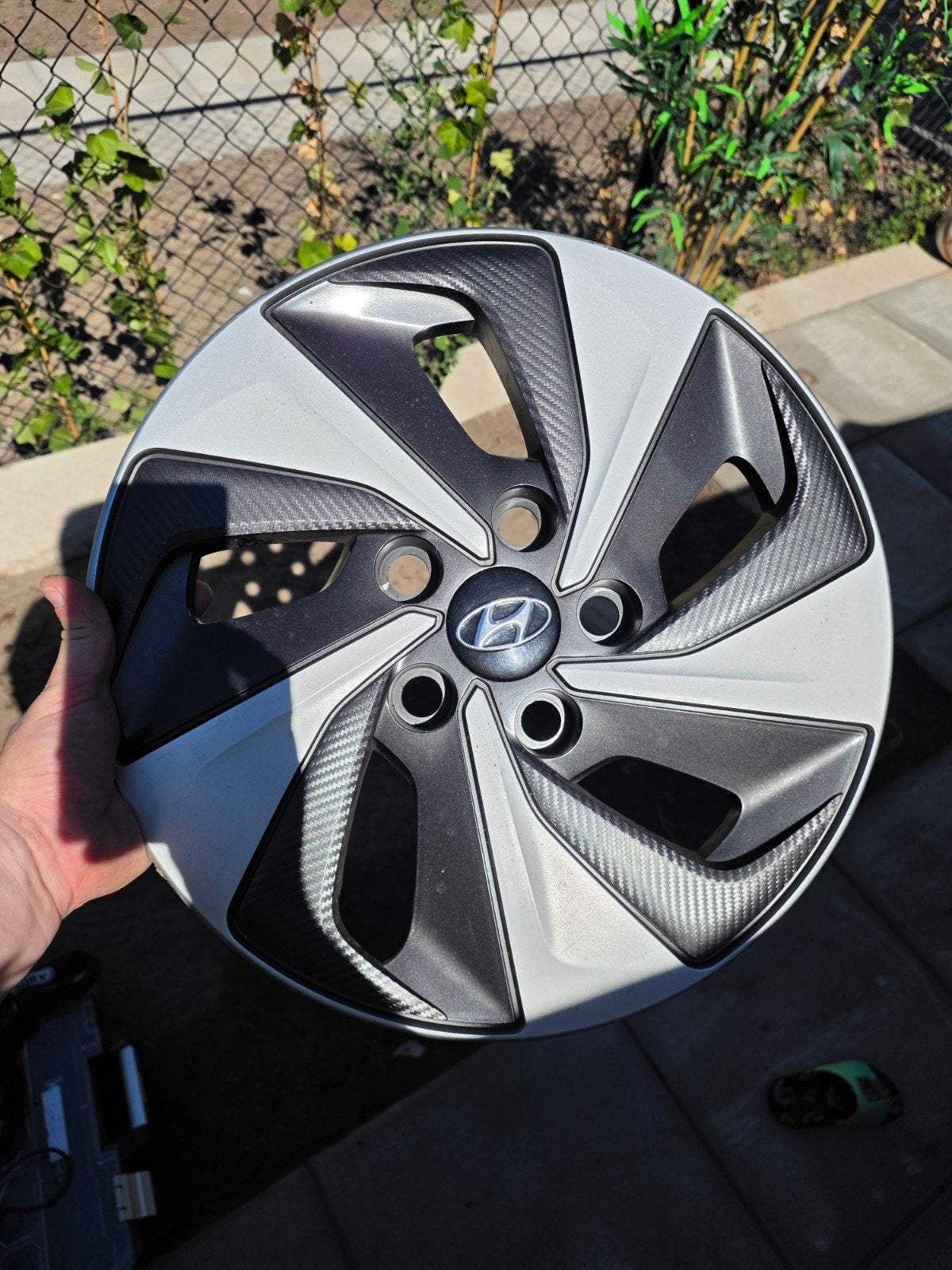 Hyundai Ioniq 15 inch velgen, Ophalen, Gebruikt, 15 inch, Banden en Velgen