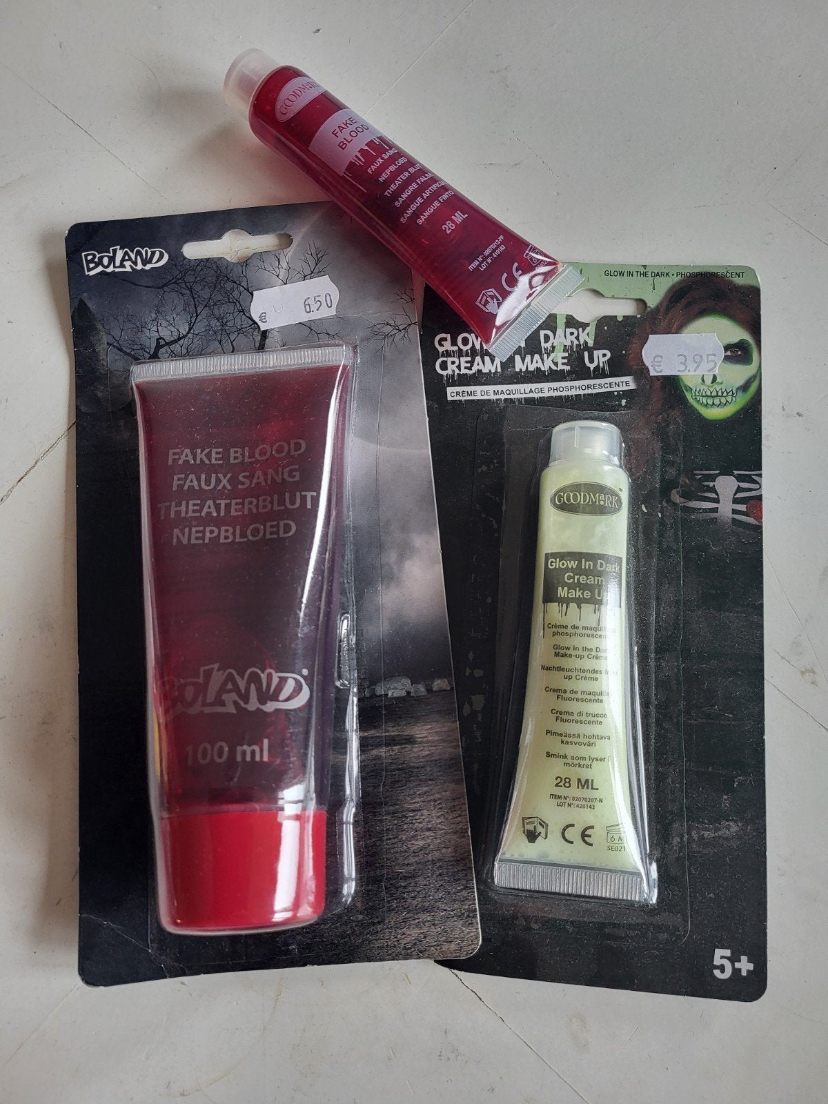 Nepbloed en Glow in the Dark Make-up Set, Ophalen, Nieuw