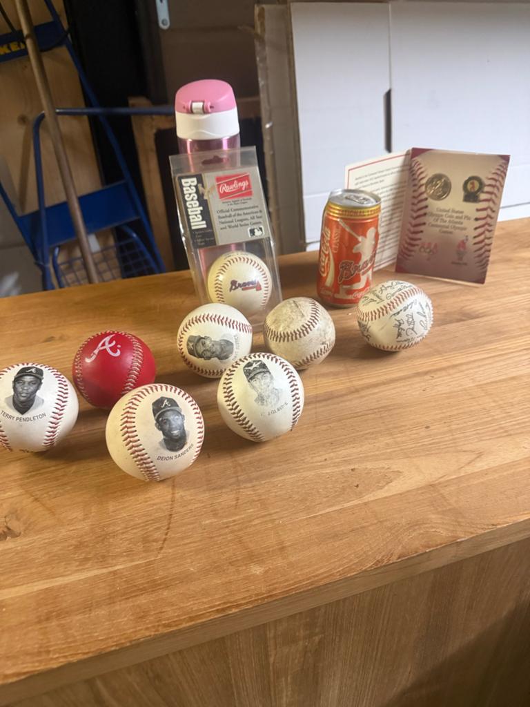 Honkbal memorabilia Braves 1996 Olympische Spelen Amerika, Sport en Fitness, Honkbal en Softbal, Gebruikt, Overige typen, Ophalen