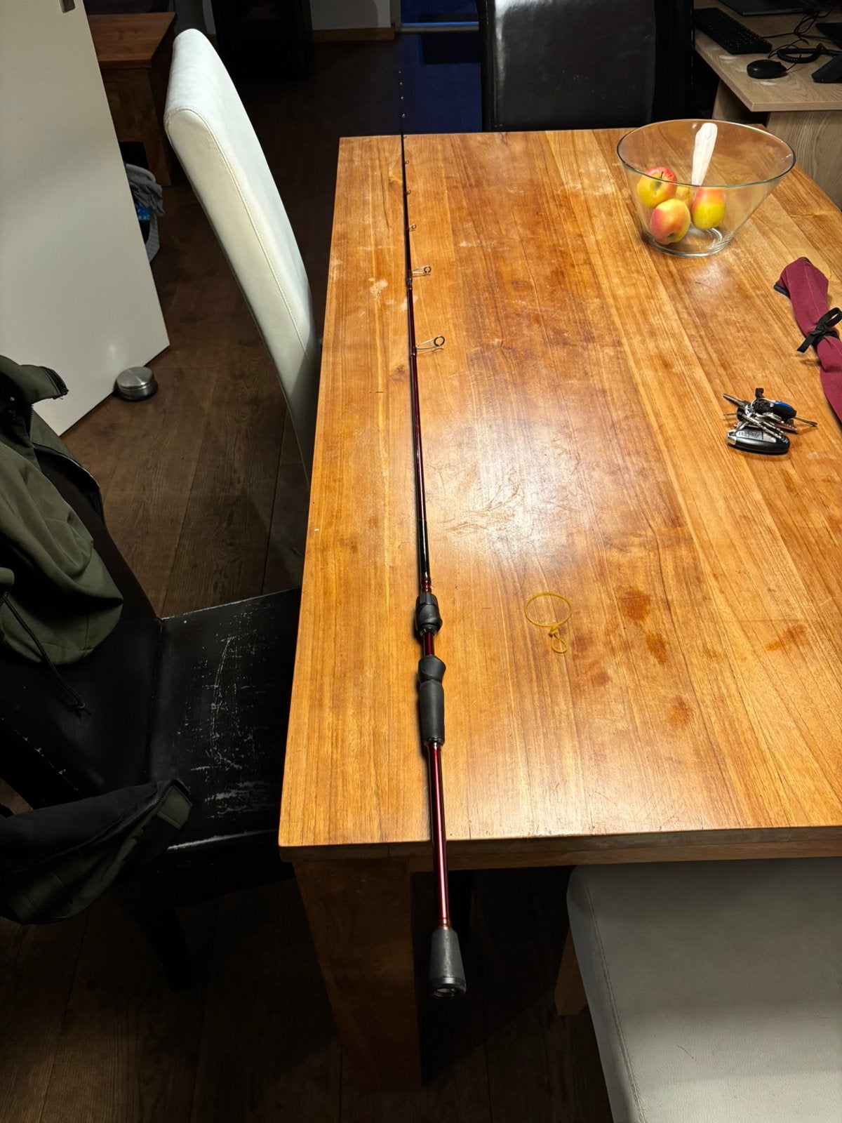 Te koop Westin w6 finesse 213 cm 5-15 gr, Ophalen of Verzenden, Zo goed als nieuw, Werphengel