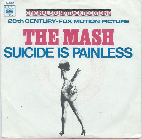 The Mash- Suicide is Painless, 7 inch, Ophalen of Verzenden, Zo goed als nieuw, Beschermende buitenhoes