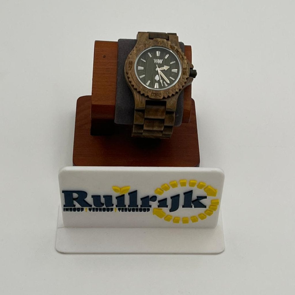 WeWood horloge hout - Nette staat, Flex Ltd., Zo goed als nieuw, https://flex.com/contact-us, Nobelstraat 10, 5807 GA Oostrum LB, Limburg, Nederland