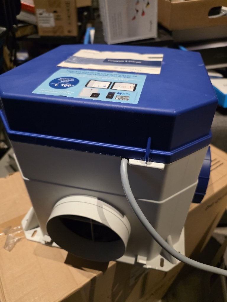 Itho Daalderop CVE ECO RFT SP ventilatiebox, perilex, Doe-het-zelf en Verbouw, Ophalen of Verzenden, Gebruikt, Afzuiger