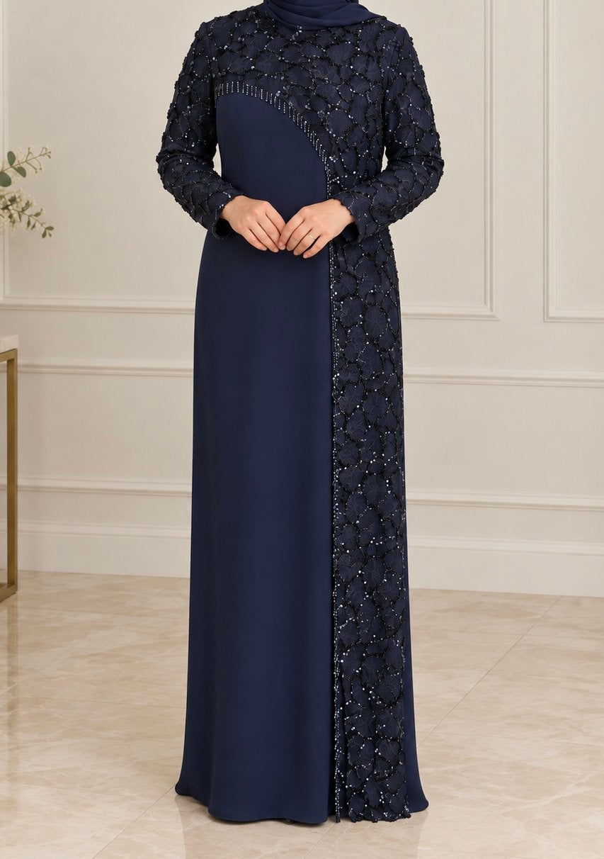Evening dress, Galajurk, Maat 46/48 (XL) of groter, Zo goed als nieuw, Verzenden