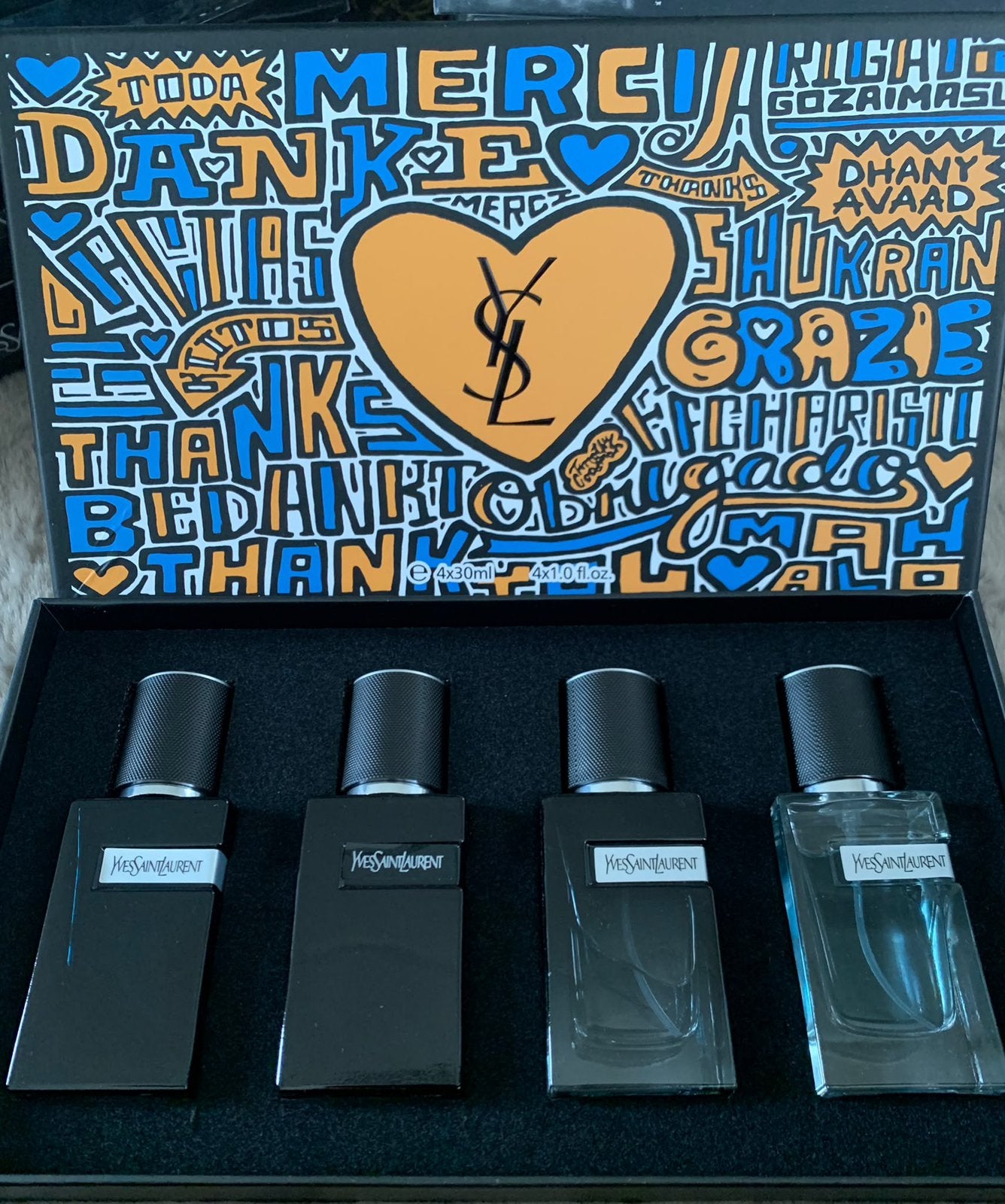 YSL mannen parfum, Ophalen of Verzenden, Zo goed als nieuw, Zwart, Gehele gezicht