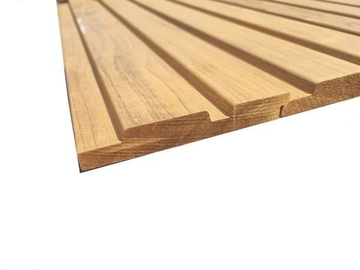 4.42 m2 Dubbel Rhombus profiel - hardhout - nr: HP52
