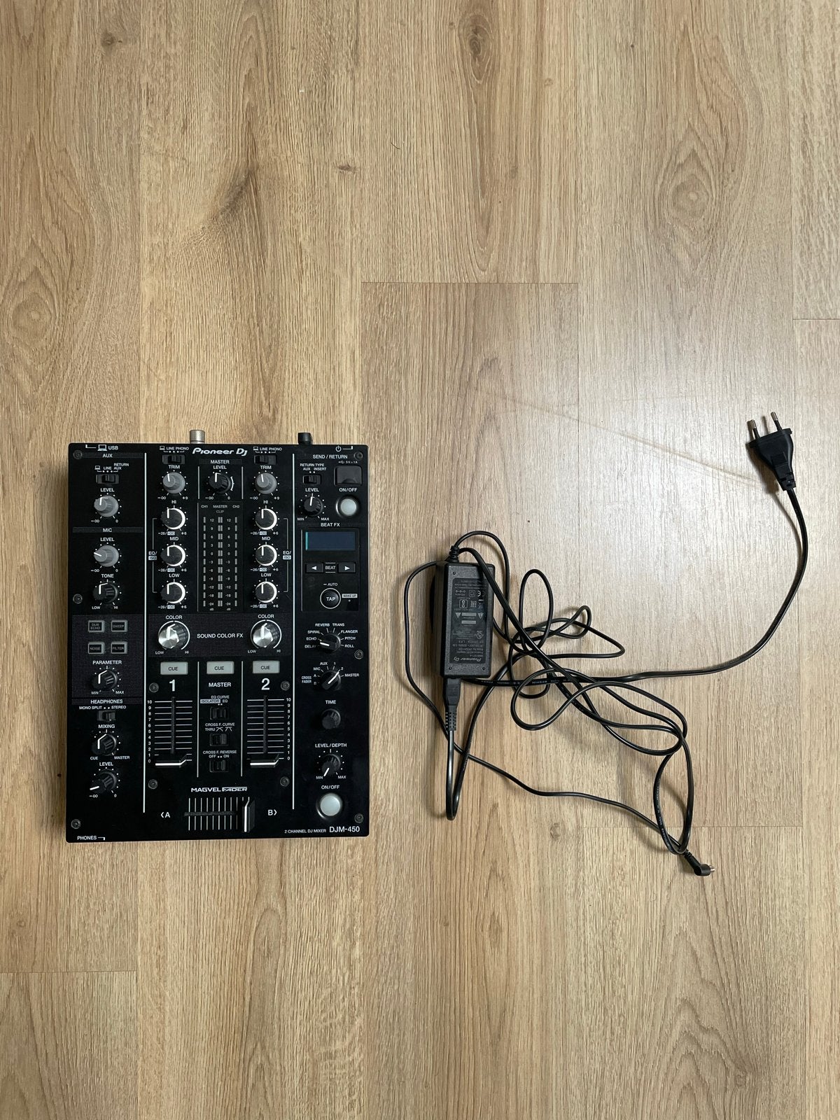 Pioneer DJM-450 DJ Mixer - Zo goed als nieuw inclusief kabel, Ophalen, Zo goed als nieuw, Dj-set, Pioneer