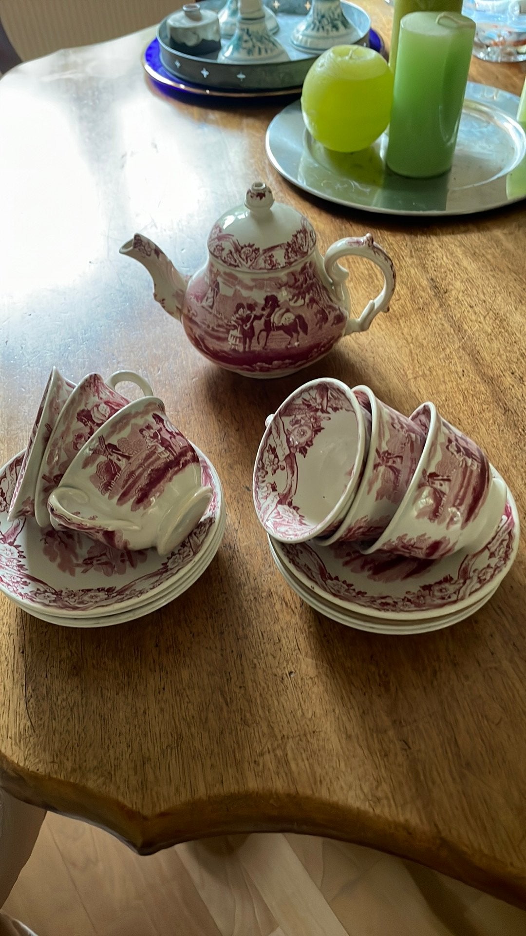 Packhorse servies, Ophalen