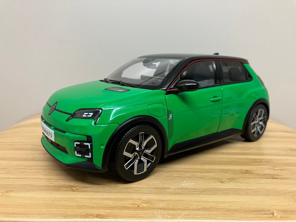 Renault 5 E-Tech Electric van 2024  Green  1/18 Norev, Ophalen of Verzenden, Nieuw, Auto, Norev