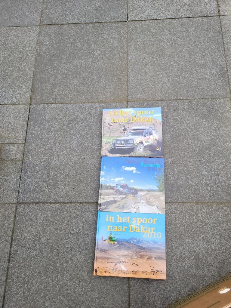 3 boeken dakar rally (r3), Boeken, Ophalen of Verzenden