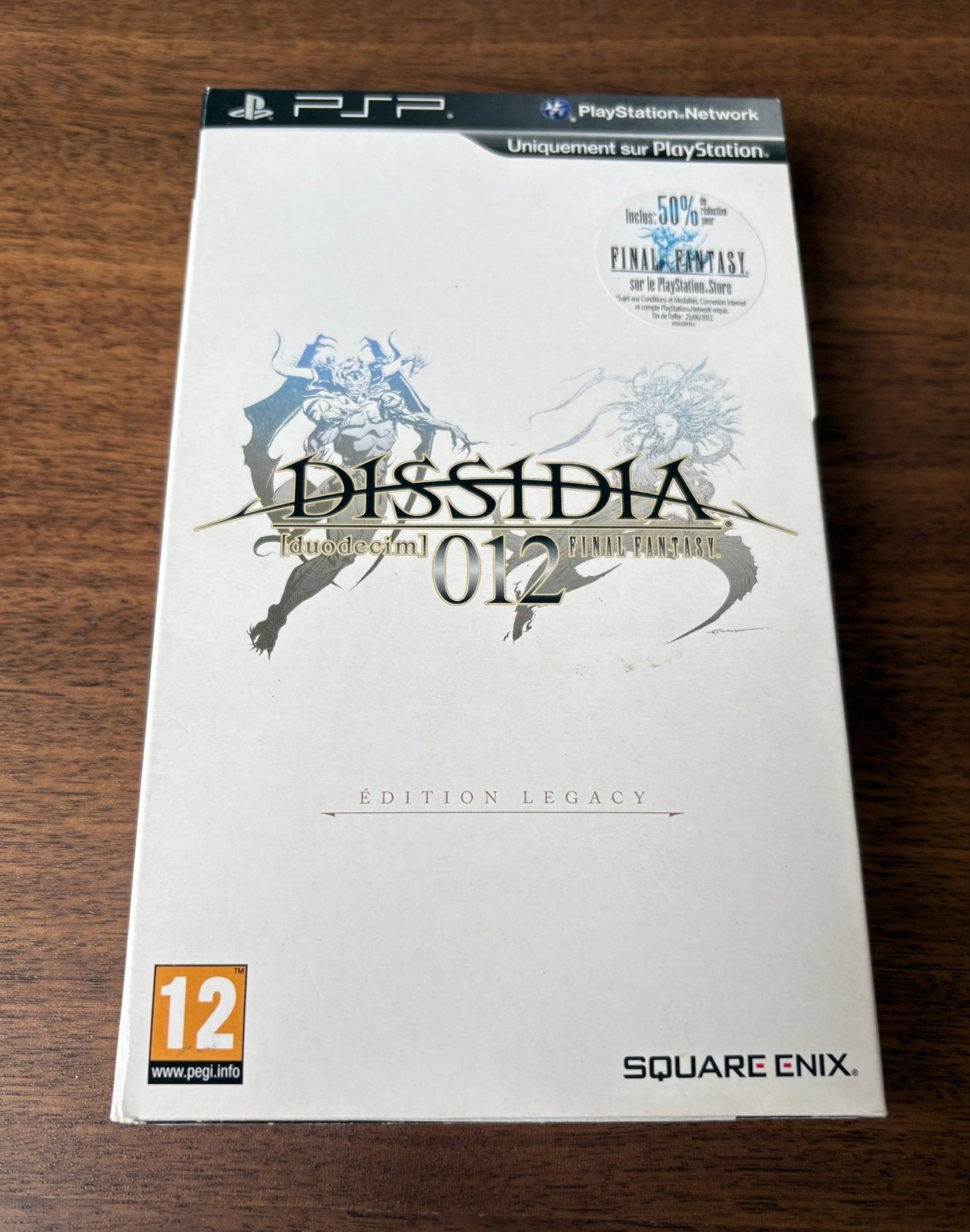 Dissidia 012 Final Fantasy PSP - Franse uitgave, Engels spel, 1 speler, Ophalen of Verzenden, Zo goed als nieuw, Role Playing Game (Rpg)