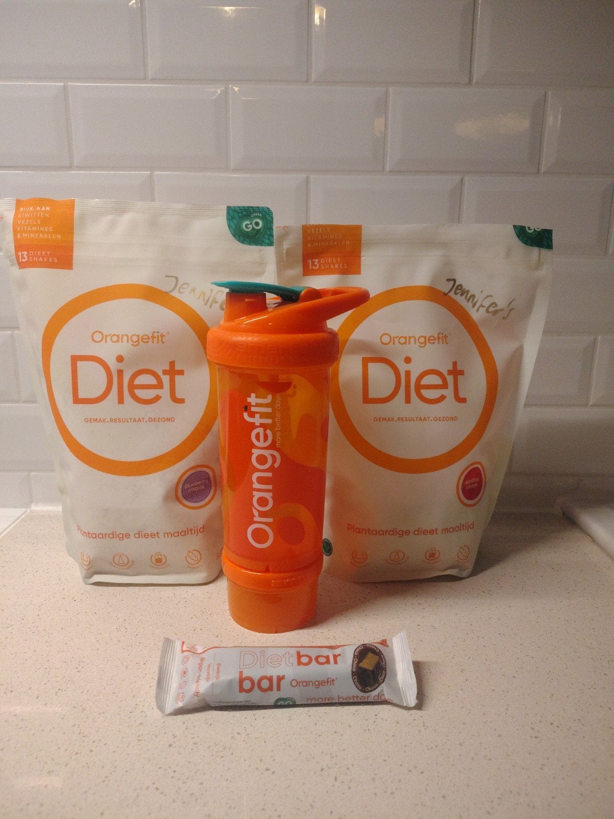 Orangefit Diet Maaltijdvervanger & Shaker Set, Ophalen of Verzenden, Nieuw, Poeder of Drank