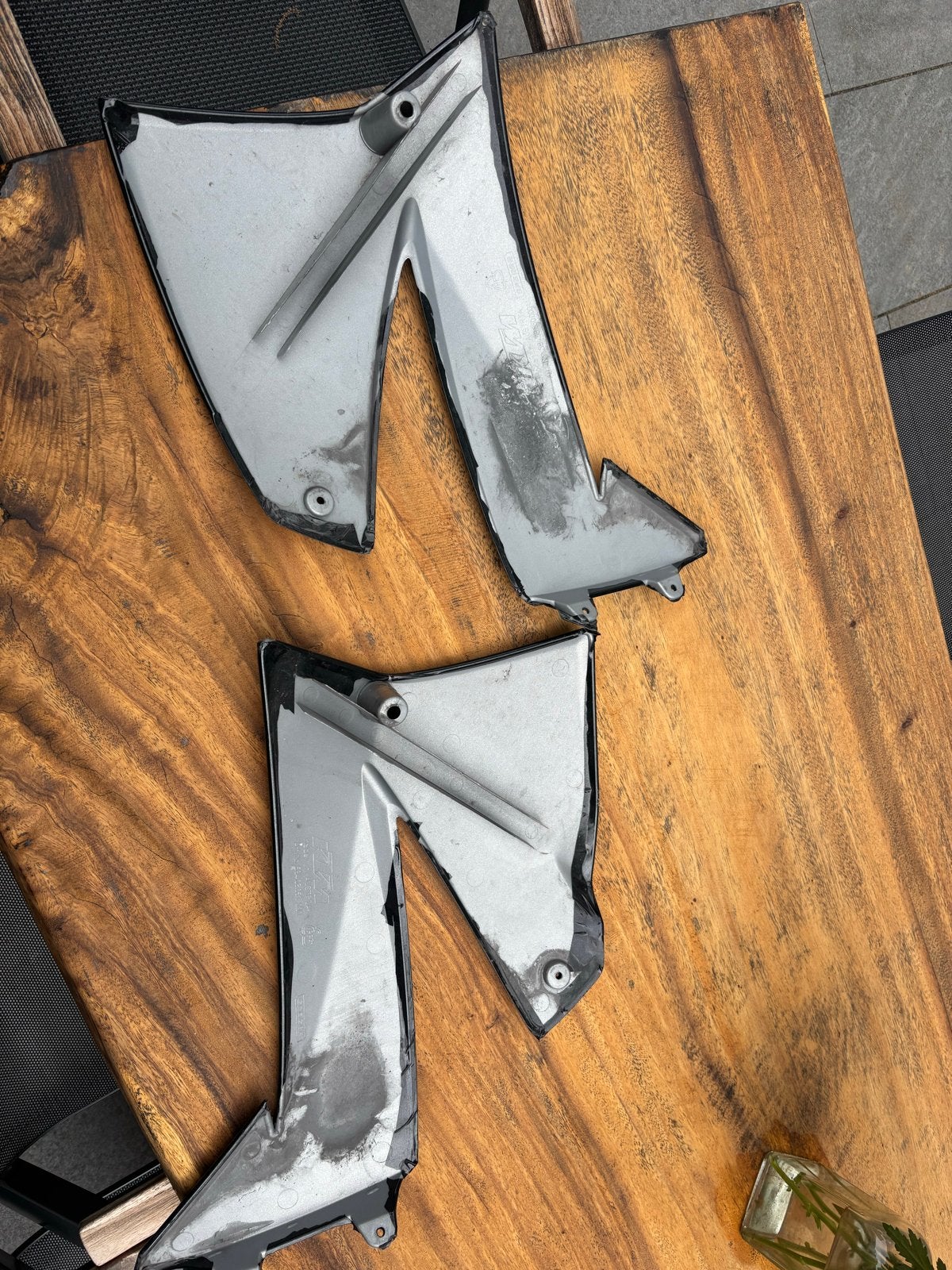 Zijkappen voor ktm 640 (set van 2), Ophalen