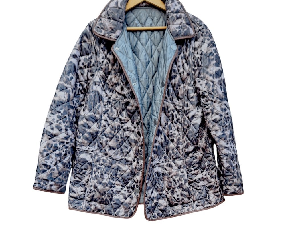 Jas najaar met panterprint maat XL, Ophalen of Verzenden, Zo goed als nieuw, Maat 46/48 (XL) of groter, Bruin