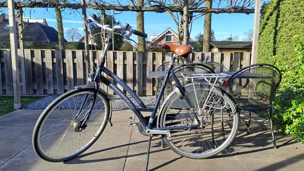 Gazelle Davos damesfiets, Fietsen en Brommers, Fietsen | Dames | Damesfietsen, Ophalen, Gebruikt, Versnellingen, 56 cm of meer