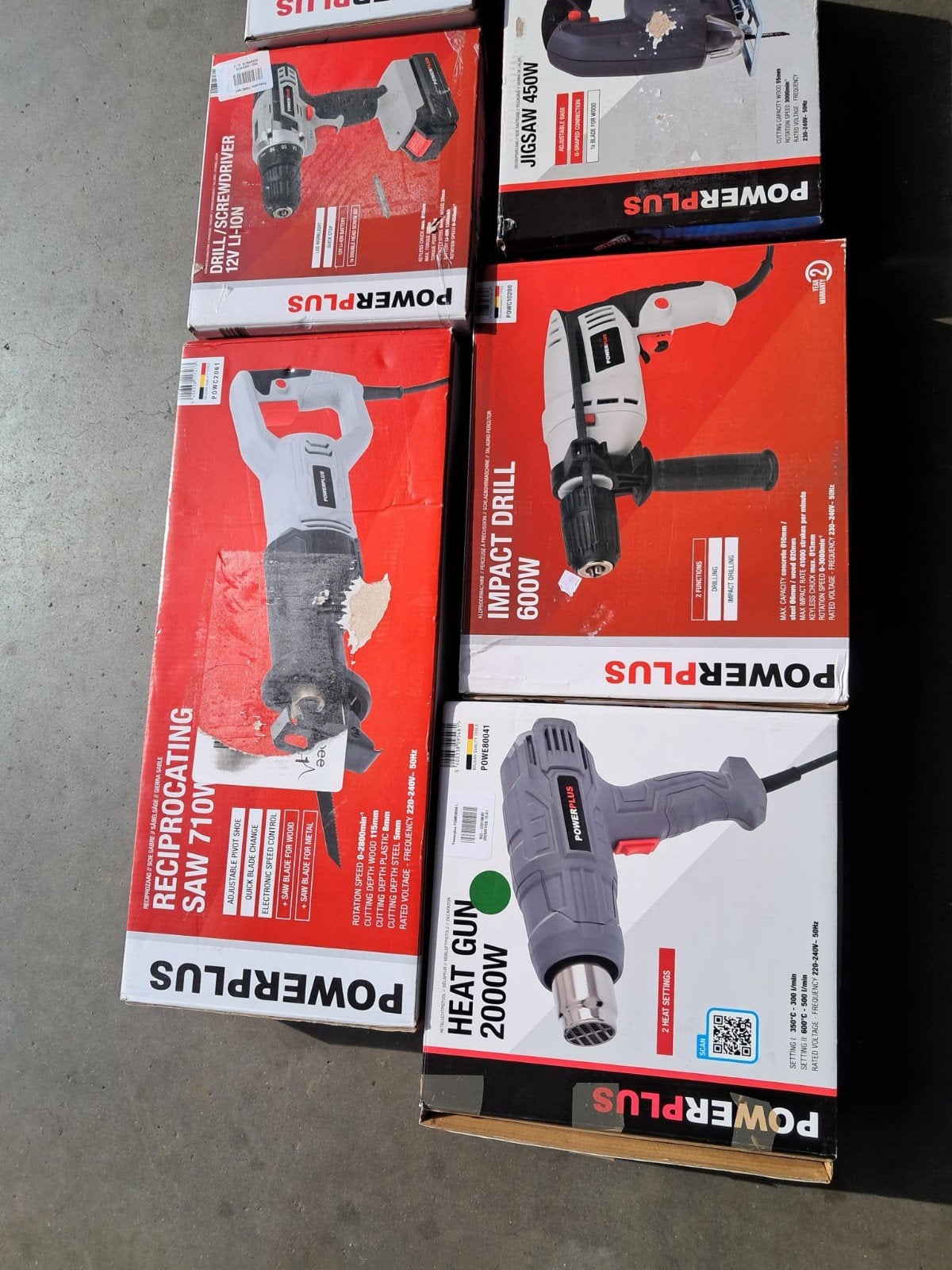 Foto 2 van klushuis gekocht ? Diverse Powerplus gereedschappen - Nieuw