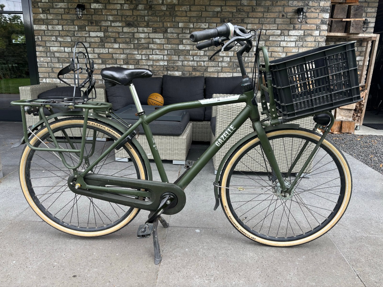 Gazelle Heavy Duty Transportfiets - H49, Fietsen en Brommers, Fietsen | Jongens, Gebruikt, Versnellingen, Trommelrem, Ophalen