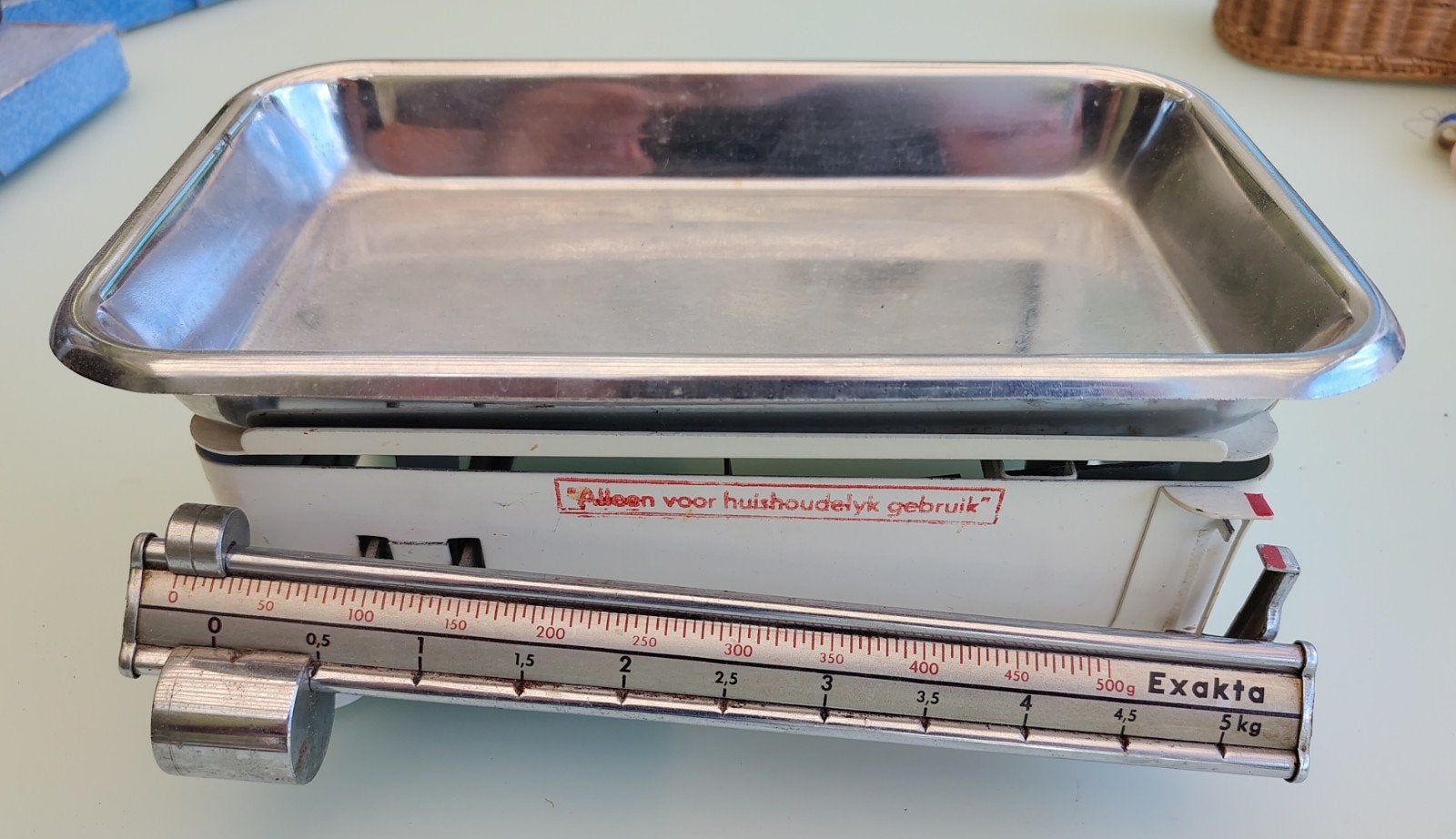 Vintage Exakta Piccolo Keukenweegschaal - Jaren '60, Keukenweegschaal, Ophalen of Verzenden, Gebruikt, Minder dan 10 kg
