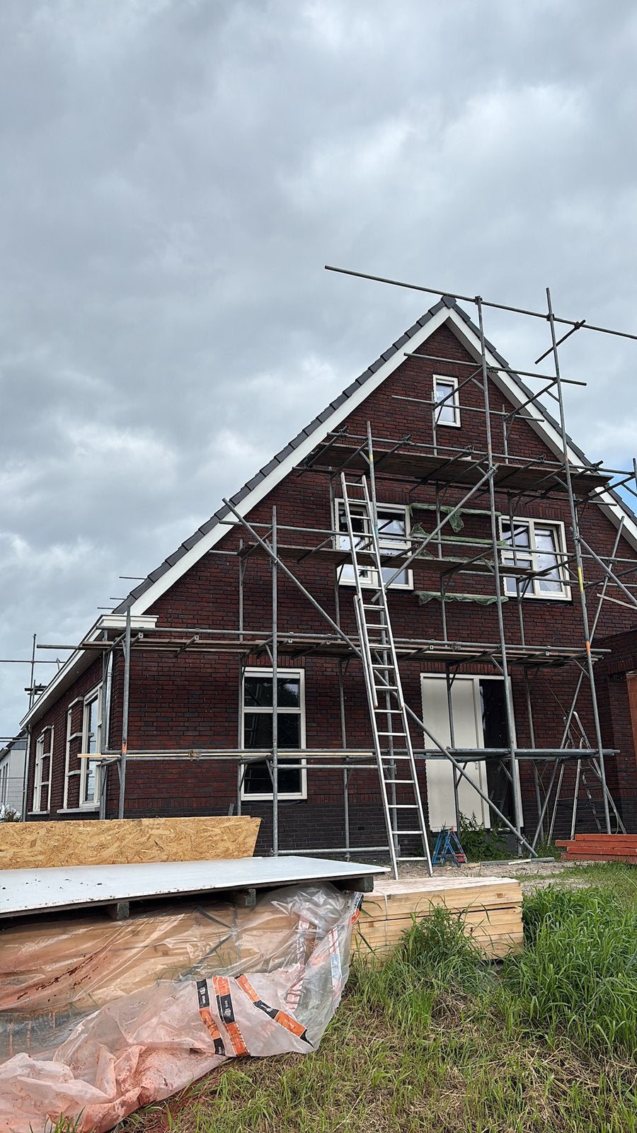 H jukken steiger, Doe-het-zelf en Verbouw, Steigers, Zo goed als nieuw, Rolsteiger of Kamersteiger, 5 meter of hoger, Ophalen of Verzenden