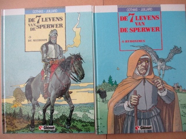 w0330 de zeven levens der sperwer 1 t/m 7 hc, Meerdere stripboeken, Ophalen, Gelezen