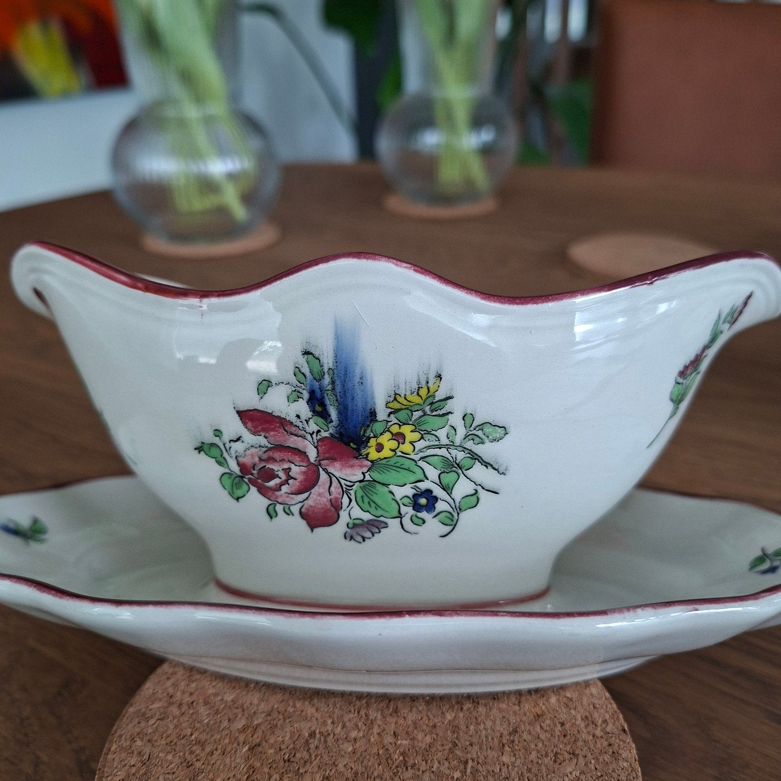 Luneville porseleine jus kom, Ophalen of Verzenden, Overige stijlen, Kom(men)