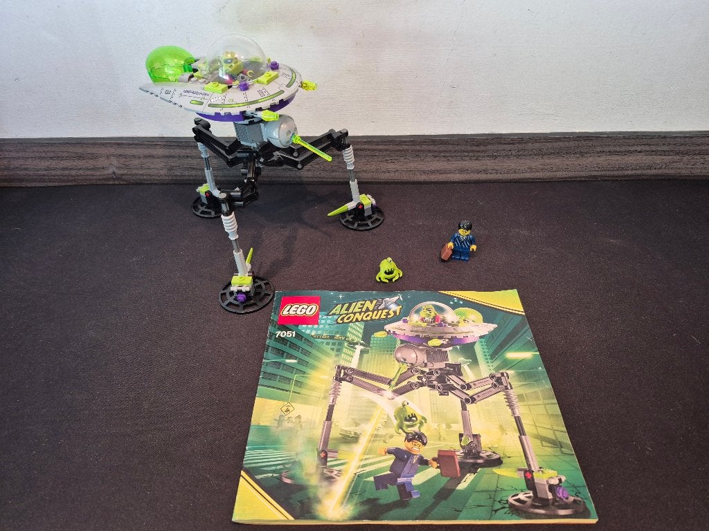 Lego Alien Conquest 7051 Tripod Invader, Gebruikt, Lego, Ophalen of Verzenden, Compleet