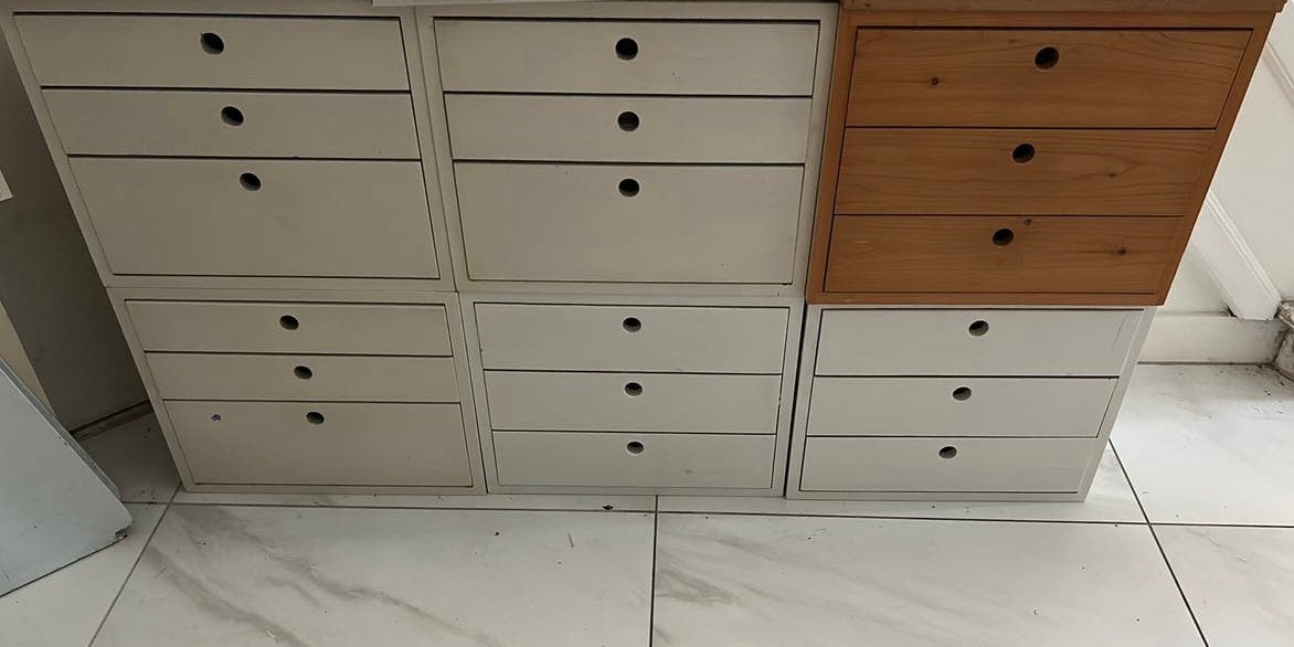Lundia ladenblokken 40 diep, Ophalen, Gebruikt