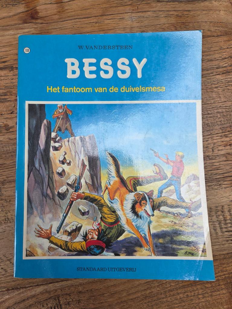 Bessy - Het fantoom van de duivelsmesa (nr. 108), Boeken, Stripboeken, Eén stripboek, Ophalen of Verzenden, Gelezen, W. Vandersteen