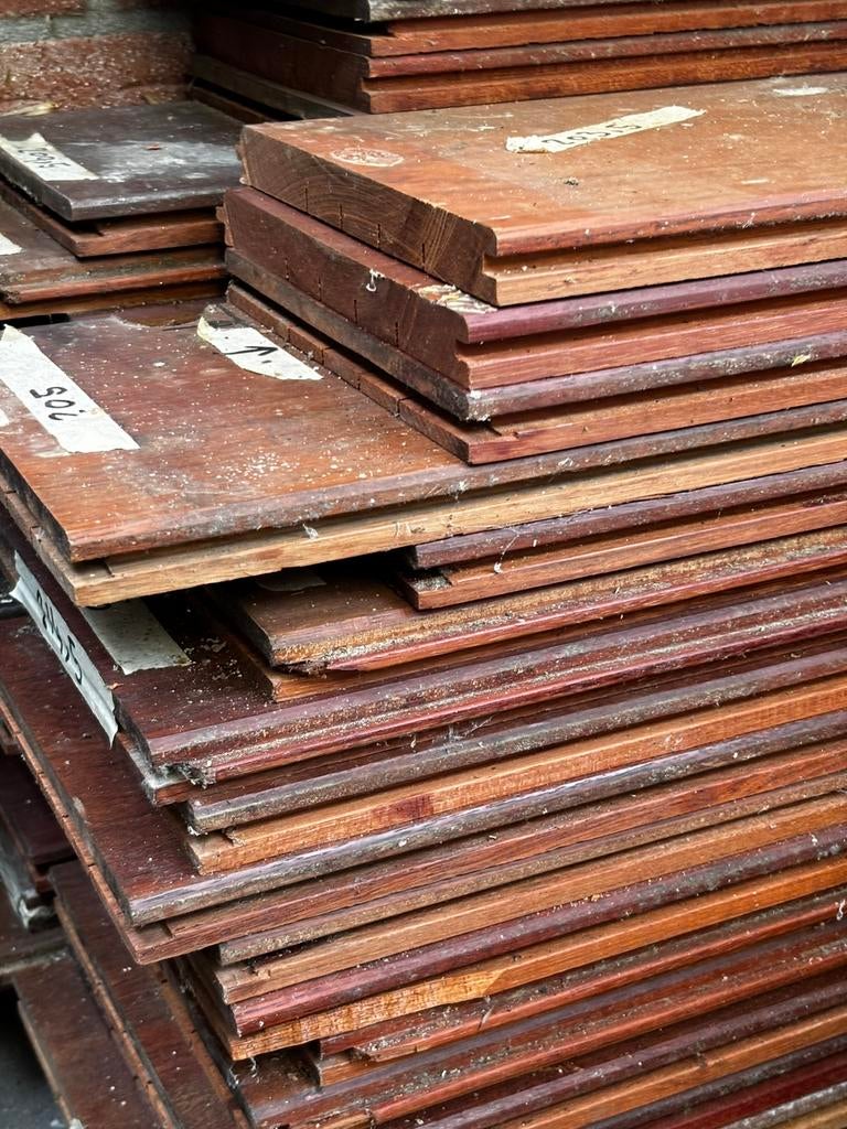 Massieve jatoba planken 21mm dik, Doe-het-zelf en Verbouw, Ophalen, Minder dan 25 mm, Zo goed als nieuw, Plank