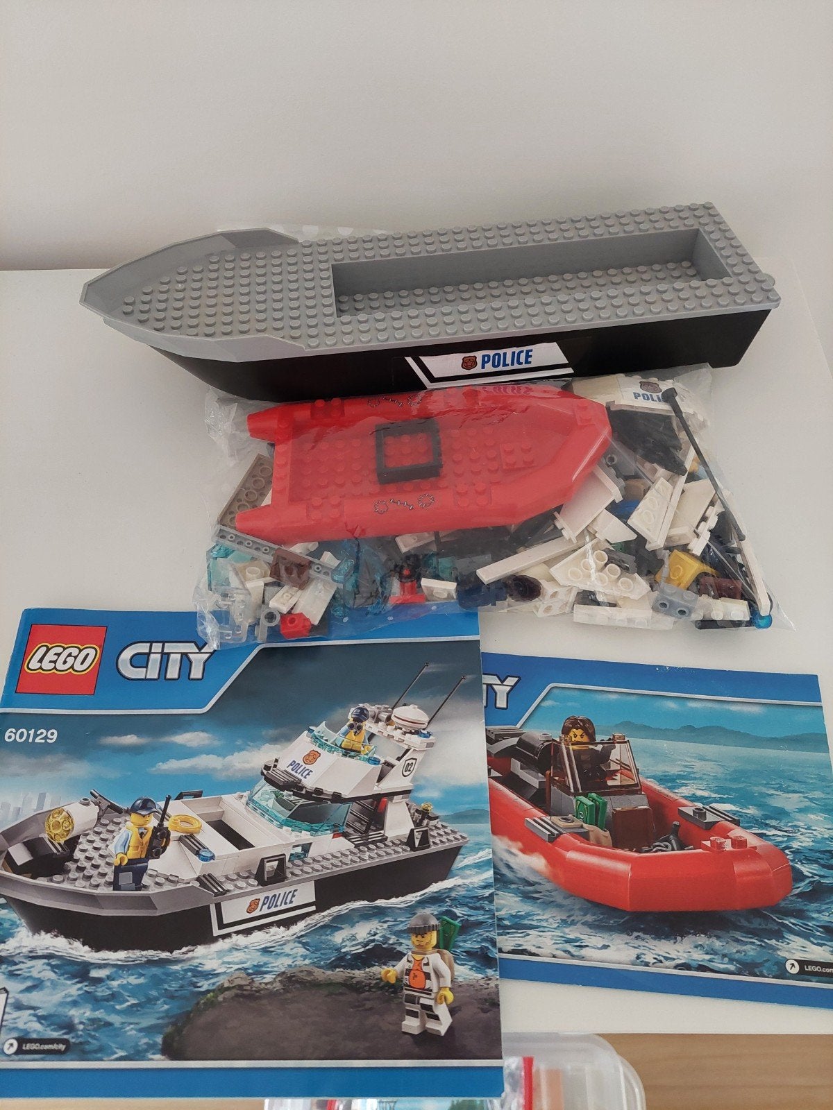 lego Politie patrouilleboot (60129), Kinderen en Baby's, City, Lego, Inclusief instructies, Ophalen of Verzenden
