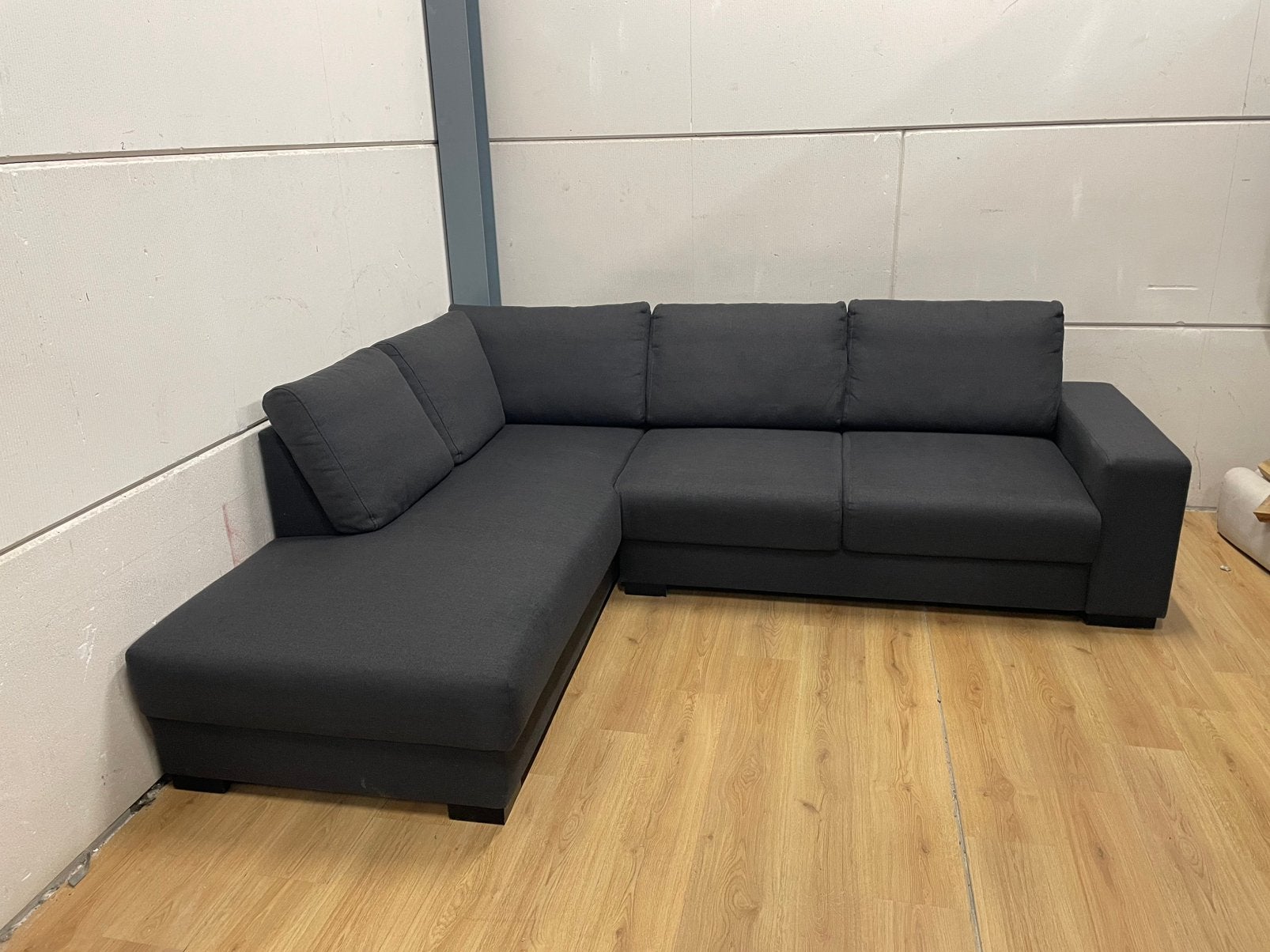 Mooie luxe grijze hoekbank - GEREINIGD!!!, Huis en Inrichting, Ophalen, 250 tot 300 cm, Luxe, Hoekbank