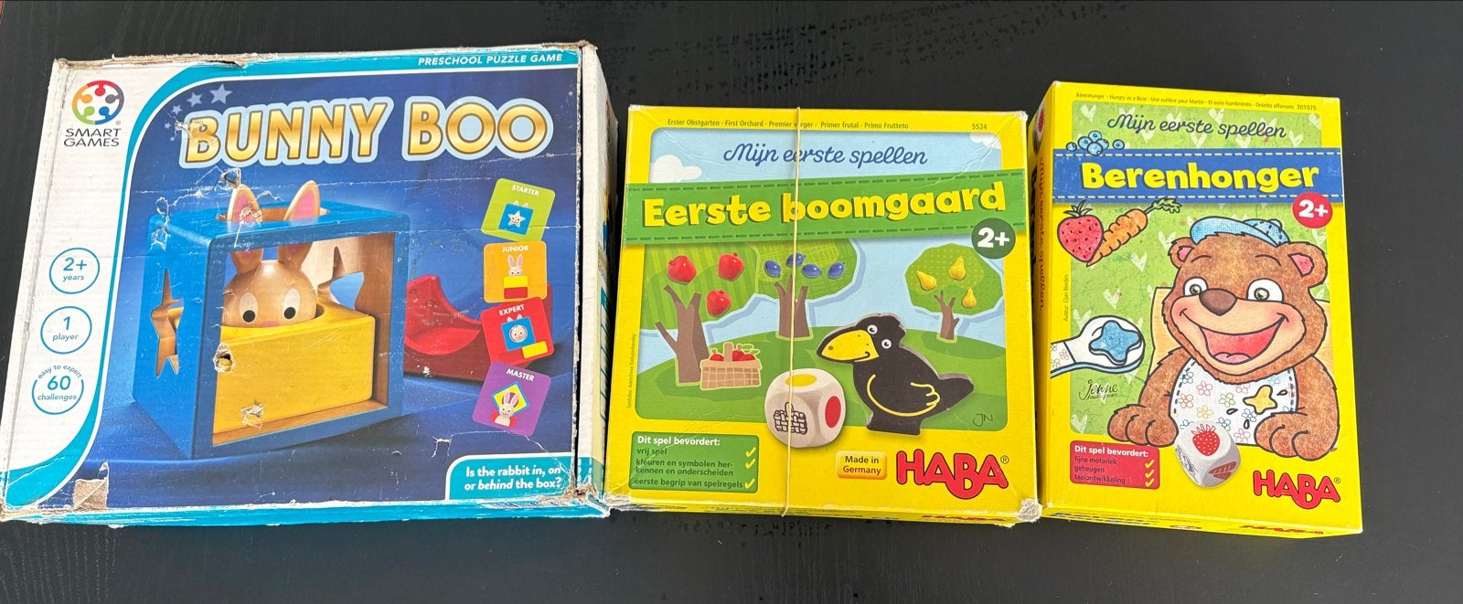 3 leuke spelletjes voor peuters (2+ jaar) - Haba & Smartgame, Ophalen, Gebruikt, Jongen of Meisje