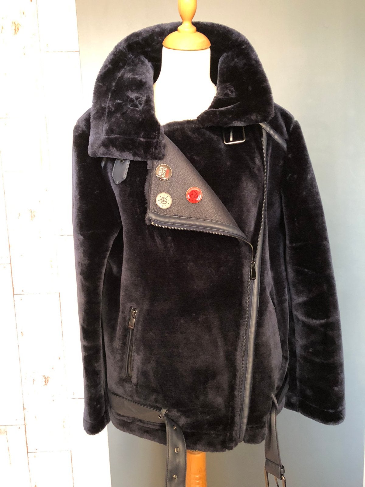 Desigual nieuwe dames jas, maat L, Black Blauwe kleur., Ophalen of Verzenden, Nieuw, Maat 42/44 (L), Blauw