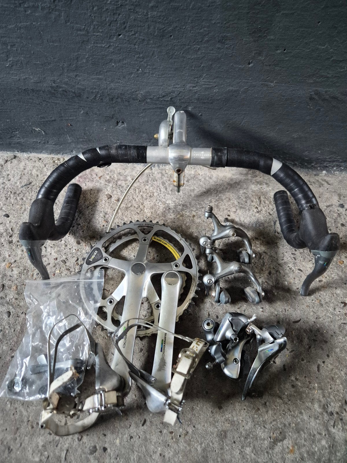 shimano 600 tricolor groepset, Ophalen of Verzenden